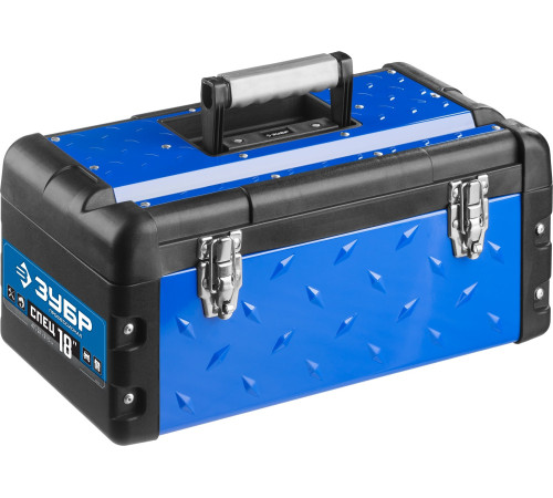 ЗУБР СПЕЦ-18, 470 x 240 x 215 мм, (18″), металлический, ящик для инструментов, Профессионал (38155-18) купить  в Сочи