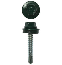 ЗУБР СКД 6005, 35 х 4.8 мм, зелёный насыщ., 380 шт, кровельный саморез, Профессионал (4-300315-48-035-6005)