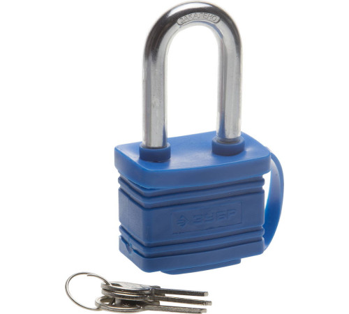 ЗУБР 50 мм, всепогодный, удлиненная дужка, навесной замок (37212-50) купить  в Сочи