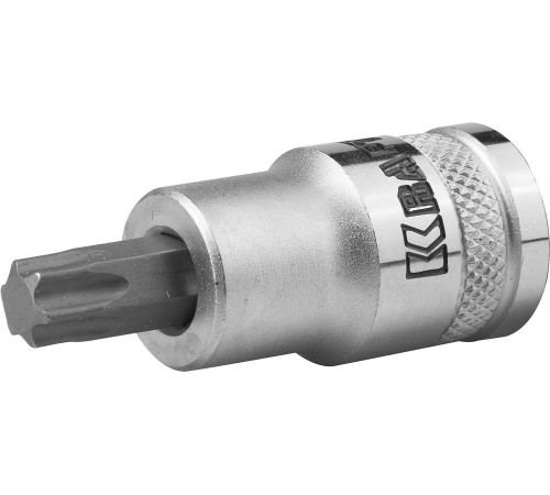 Торцовая бита-головка KRAFTOOL ″INDUSTRIE QUALITAT″, материал S2, TORX, сатинированная, 1/2″, Т50 купить в Сочи Торцовая бита-головка KRAFTOOL ″INDUSTRIE QUALITAT″, материал S2, TORX, сатинированная, 1/2″, Т50 купить в Сочи