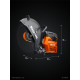 KRAFTOOL 3700 Вт, 400 мм, без диска, бензорез по металлу (рельсорез) (K760-16) купить  в Сочи
