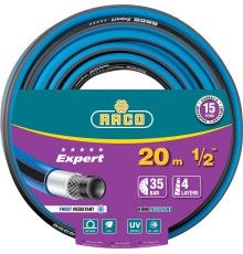 RACO EXPERT, 1/2″, 20 м, 35 атм, четырёхслойный, армированный, поливочный шланг (40302-1/2-20) RACO EXPERT, 1/2″, 20 м, 35 атм, четырёхслойный, армированный, поливочный шланг (40302-1/2-20)