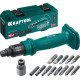 KRAFTOOL ID-15, 15 предм., ударно-поворотная отвертка (25550-Н10) купить в Сочи
