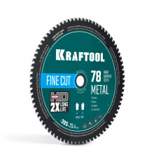 KRAFTOOL Metal Cut 305 х 25.4 мм, 78Т, диск пильный по металлу и стали (36954-305-25.4-78)