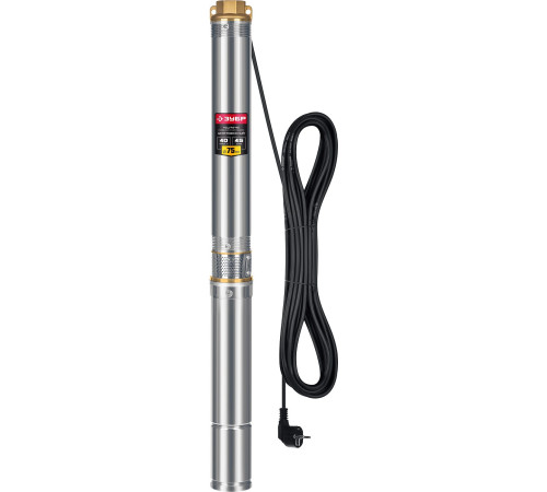 ЗУБР 550 Вт, 40 м напор, скважинный центробежный насос, корпус из нержавеющей стали (НСЦ-75-40) купить  в Сочи