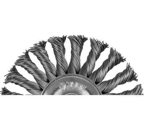 ЗУБР 100 мм, жгутированная стальная проволока 0.5 мм, щетка дисковая для дрели, Профессионал (3522-100) купить  в Сочи