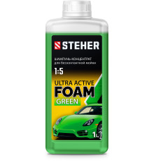 STEHER ULTRA ACTIVE FOAM, 1 л, концентрированный шампунь для минимоек универсальный (76051-1)