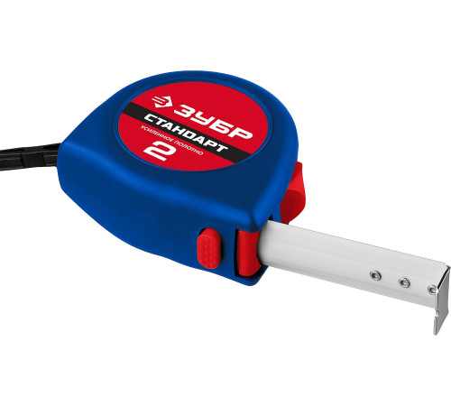 ЗУБР 2 м х 16 мм, рулетка (34016-2) купить  в Сочи