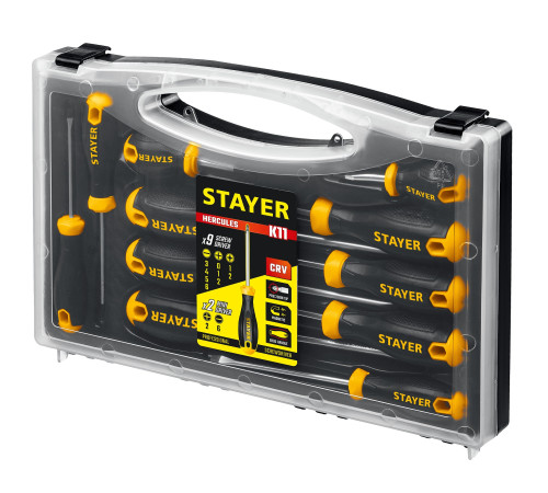 STAYER Hercules-K11 набор отверток 11 шт купить  в Сочи