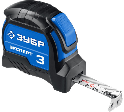 ЗУБР ЭКСПЕРТ, 3 м х 16 мм, рулетка с автостопом, Профессионал (34057-03-16) купить  в Сочи