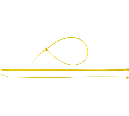 ЗУБР КС-Ж1, 3.6 x 300 мм, нейлон РА66, 100 шт, желтые, кабельные стяжки, Профессионал (309050-36-300) купить  в Сочи