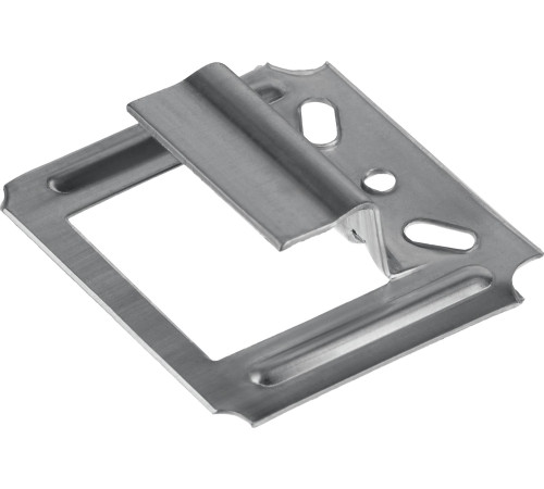 ЗУБР Кляймер-У, 8 мм, цинк, 50 шт, усиленный крепеж для вагонки блок хауса имитации бруса (3075-08) купить  в Сочи