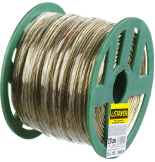 STAYER 2,5 мм, L 200 м, стальной трос в полимерной оболочке (30410-25)