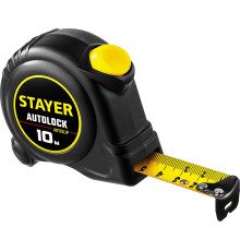 STAYER AutoLock, 10 м х 25 мм, рулетка с автостопом (2-34126-10-25)