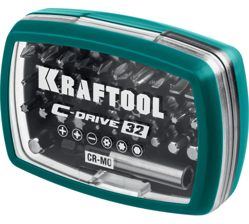 KRAFTOOL C-Drive 32, 32шт, набор многофункциональных бит (26067-H32) купить в Сочи KRAFTOOL C-Drive 32, 32шт, набор многофункциональных бит (26067-H32) купить в Сочи