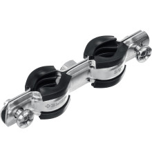 ЗУБР 3/8″, цинк, 8 шт, двойной трубный хомут (37890-15-19)