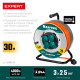 KRAFTOOL ПВС 3х2.5 30м 4000Вт IP44, Силовой удлинитель на стальной катушкеEXPERT (55089-30) купить в Сочи