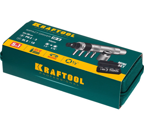 KRAFTOOL ID-6, 6 предм., ударно-поворотная отвертка (25555) купить в Сочи KRAFTOOL ID-6, 6 предм., ударно-поворотная отвертка (25555) купить в Сочи
