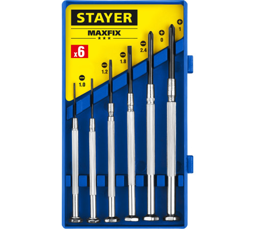 STAYER 6 предм., часовые отвертки (2560-H6) купить в Сочи STAYER 6 предм., часовые отвертки (2560-H6) купить в Сочи