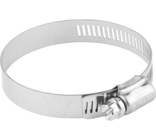 ЗУБР НХ-12П, 57 - 76 мм, просечная лента 12.7 мм, 50 шт, нержавеющий хомут, Профессионал (37815-057-76-50) купить  в Сочи