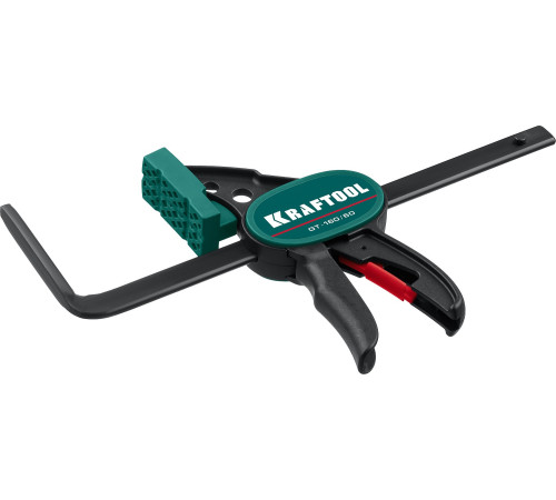 KRAFTOOL GT-160/60, 160/60 мм, универсальная, быстрозажимная, в T-track, пистолетная струбцина (32237) купить в Сочи KRAFTOOL GT-160/60, 160/60 мм, универсальная, быстрозажимная, в T-track, пистолетная струбцина (32237) купить в Сочи