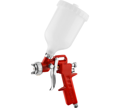 ЗУБР MS 200, 1.3 мм, пневматический краскопульт с верхним бачком (06455-1.3) купить  в Сочи