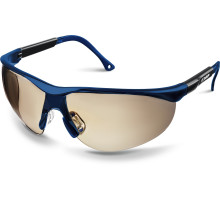 ЗУБР ПРОГРЕСС, открытого типа, серые, стекло устойчивое к царапинам и запотеванию, защитные очки, Профессионал (110323)