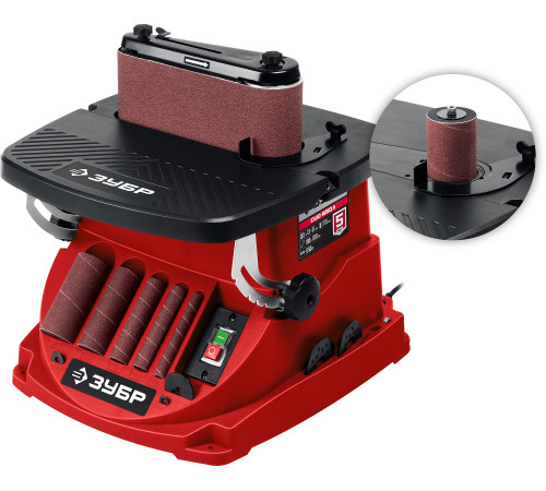 ЗУБР d 13, 19, 26, 38, 51 x 115, 650 Вт, осцилляционный шпиндельный шлифовальный станок (СШО-650Л) купить  в Сочи