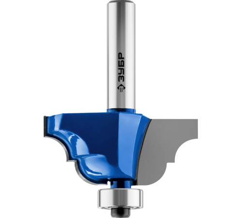 ЗУБР 42.8 x 19 мм, радиус 6.3 мм, фреза кромочная калевочная №4, Профессионал (28705-42.8) купить  в Сочи