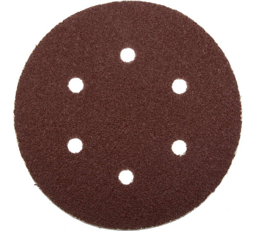 Круг шлифовальный ЗУБР ″Мастер″ универсальный, из абразивной бумаги на велкро основе, 6 отверстий, Р40, 150мм, 5шт купить  в Сочи