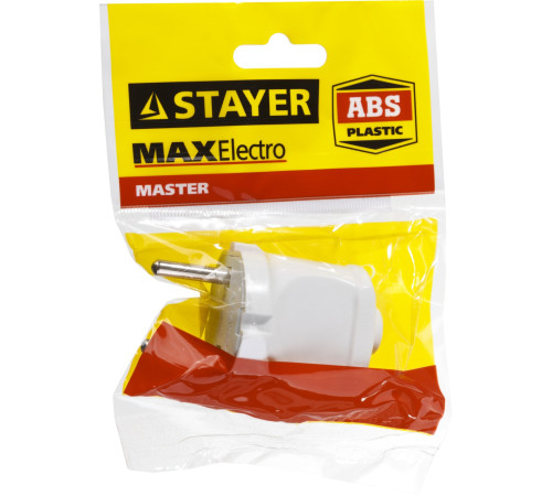 STAYER MAXElectro, белая, 6 А/220 В, 1300 Вт, прямая вилка (55150-W) купить в Сочи STAYER MAXElectro, белая, 6 А/220 В, 1300 Вт, прямая вилка (55150-W) купить в Сочи