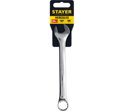 STAYER HERCULES, 24 мм, комбинированный гаечный ключ, Professional (27081-24) купить в Сочи STAYER HERCULES, 24 мм, комбинированный гаечный ключ, Professional (27081-24) купить в Сочи