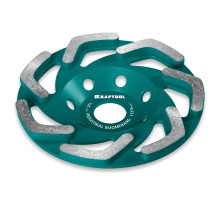 KRAFTOOL Boomerang d 125 мм, сегментная алмазная чашка, INDUSTRIAL (33445-125)