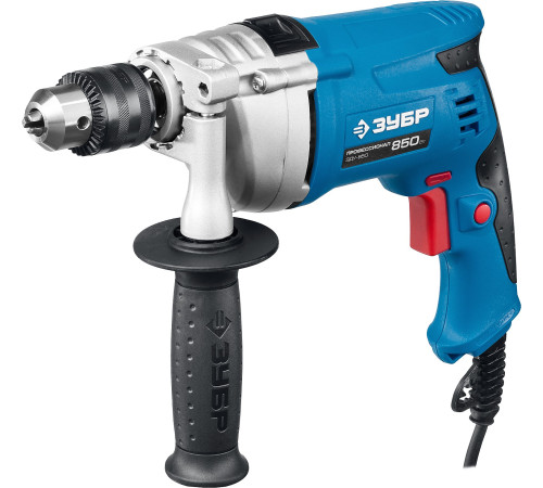 ЗУБР 850 Вт, 13 мм, ударная дрель, мет. корпус, кейс, Профессионал (ЗДУ-850 ЭРМКМ2) купить  в Сочи