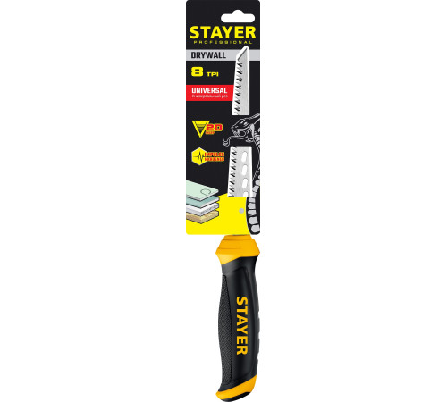 STAYER 160 мм, выкружная ножовка по гипсокартону, Professional (15173) купить в Сочи STAYER 160 мм, выкружная ножовка по гипсокартону, Professional (15173) купить в Сочи