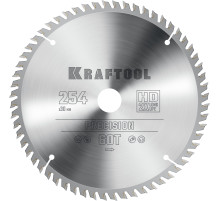 KRAFTOOL Precision, 254 х 30 мм, 60Т, пильный диск по дереву (36952-254-30)