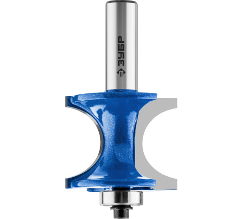 ЗУБР 41.3 x 35 мм, радиус 12.7 мм, фреза полустержневая с подшипником, Профессионал (28722-41.3) купить  в Сочи