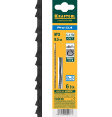 KRAFTOOL Pro Cut, 130 мм, 6 шт, полотна для лобзика (15340-03)