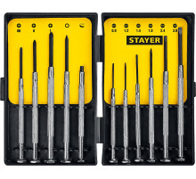 STAYER 11 предм., часовые отвертки (2560-H11)