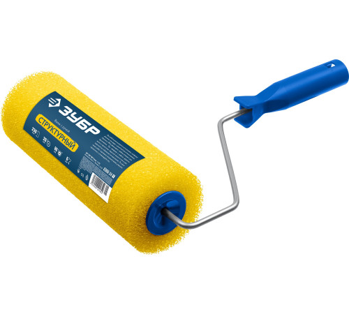 ЗУБР СТРУКТУРНЫЙ, 80 х 230 мм, бюгель 6 мм, для лаков и эмалей, малярный валик (0368-24) купить  в Сочи