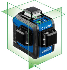ЗУБР КРЕСТ 3D, лазерный нивелир, Профессионал (34909)