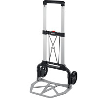 STAYER PROTruck, до 120 кг, из алюминиевого сплава, платформа 48.5 х 35 см, колеса d 16 см, вес 5 кг, складная хозяйственная тележка (38755-120)