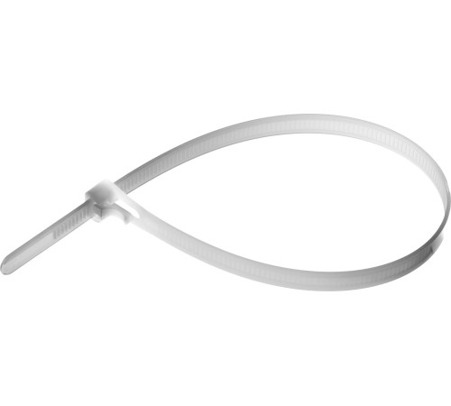 ЗУБР КСР-Б1, 7.5 x 200 мм, нейлон РА66, 100 шт, белые, кабельные стяжки разъемные, Профессионал (309240-75-200) купить  в Сочи