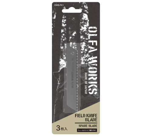 OLFA WORKS сменное лезвие для WORKS FK1 FIELD KNIFE OW-FK1, 3 шт (OWB-FK1) купить  в Сочи