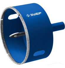 ЗУБР АГК, d 53 мм, (центр. сверло, трехгр. хвост, Р60), алмазная коронка, Профессионал (29850-53)