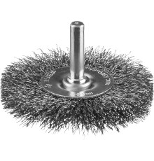 ЗУБР 63 мм, витая, стальная проволока 0.3 мм, щетка дисковая для дрели, Профессионал (35198-063)