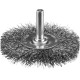 ЗУБР 63 мм, витая, стальная проволока 0.3 мм, щетка дисковая для дрели, Профессионал (35198-063) купить  в Сочи