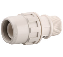 ЗУБР ШиреФит, штуцер с гайкой 16 мм - 1/2″, муфта (51461-16-1/2)