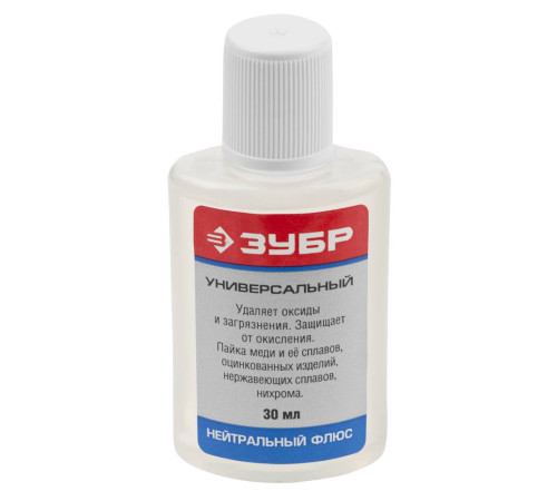 ЗУБР Универсальный, 30 мл, флюс (55494-030) купить  в Сочи