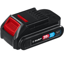 ЗУБР T7, 20 В, 2.0 А·ч, аккумуляторная батарея, Профессионал (ST7-20-2)